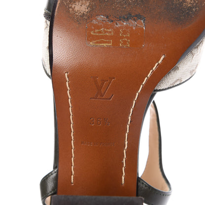 Louis Vuitton Mini Monogram Ankle Strap Sandals 36.5 Kaki 9 of 12