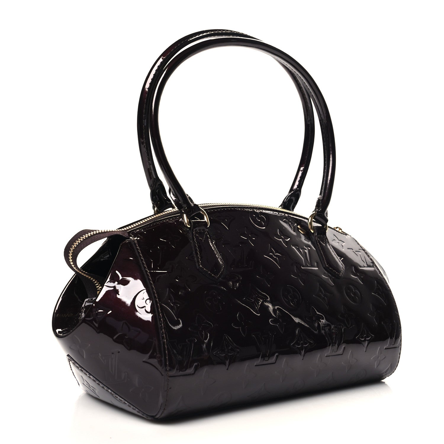 Louis Vuitton Vernis Sherwood PM Amarante 3 of 9