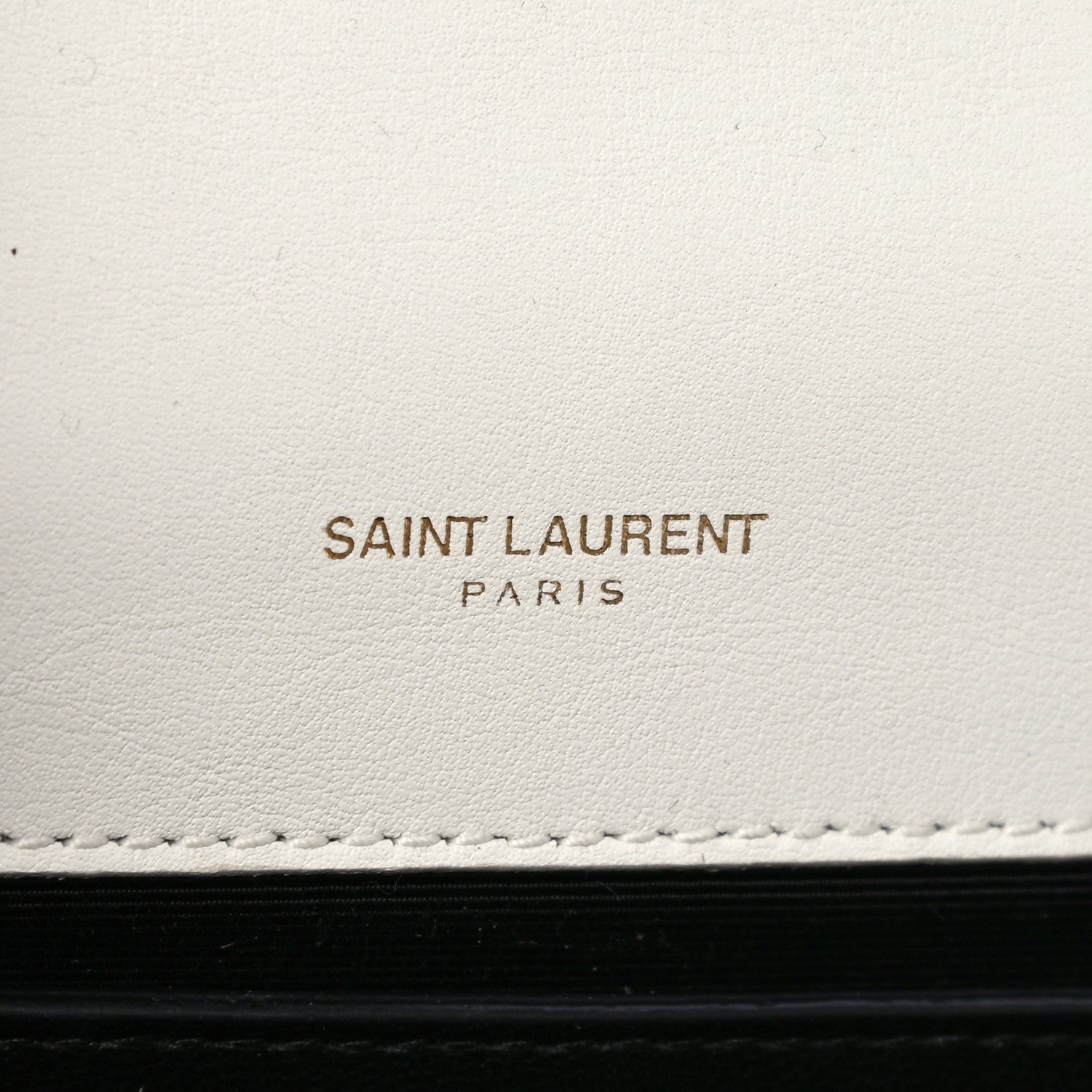 Saint Laurent Grain De Poudre Small Classic Monogram Shapes Print Kate Satchel White 6 of 10