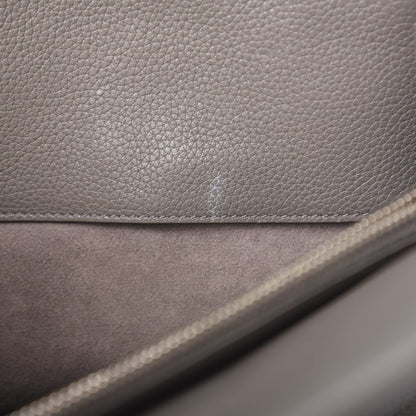 Saint Laurent Grained Calfskin Small Supple Sac De Jour Earth 8 of 12