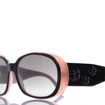 Chanel Camellia CC Sunglasses 5113 Black Pink 7 of 8