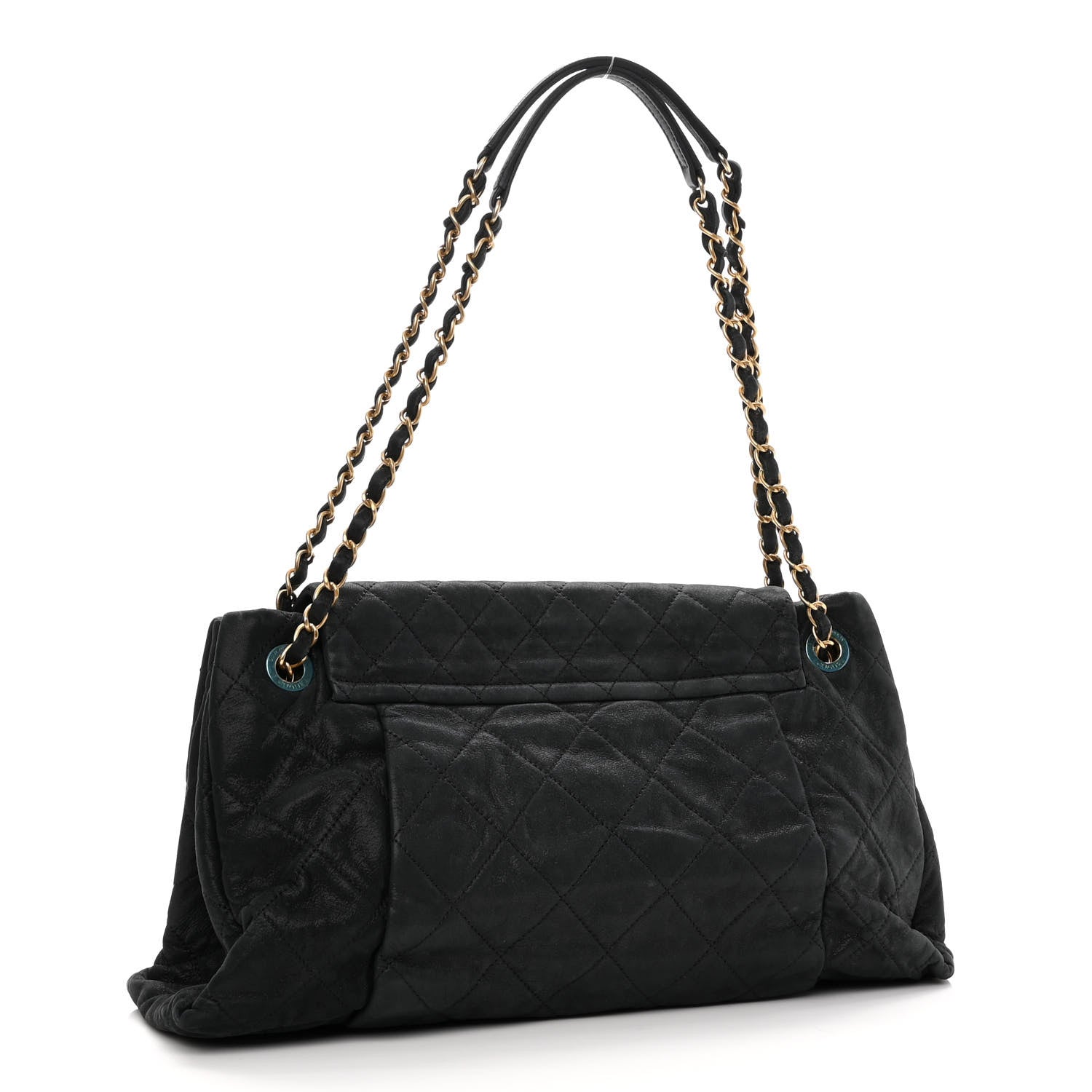 Chanel Iridescent Calfskin Large Chic Quilt Flap Black 3 of 10