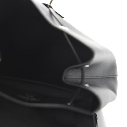 Louis Vuitton Calfskin Lockme Backpack Black 4 of 8