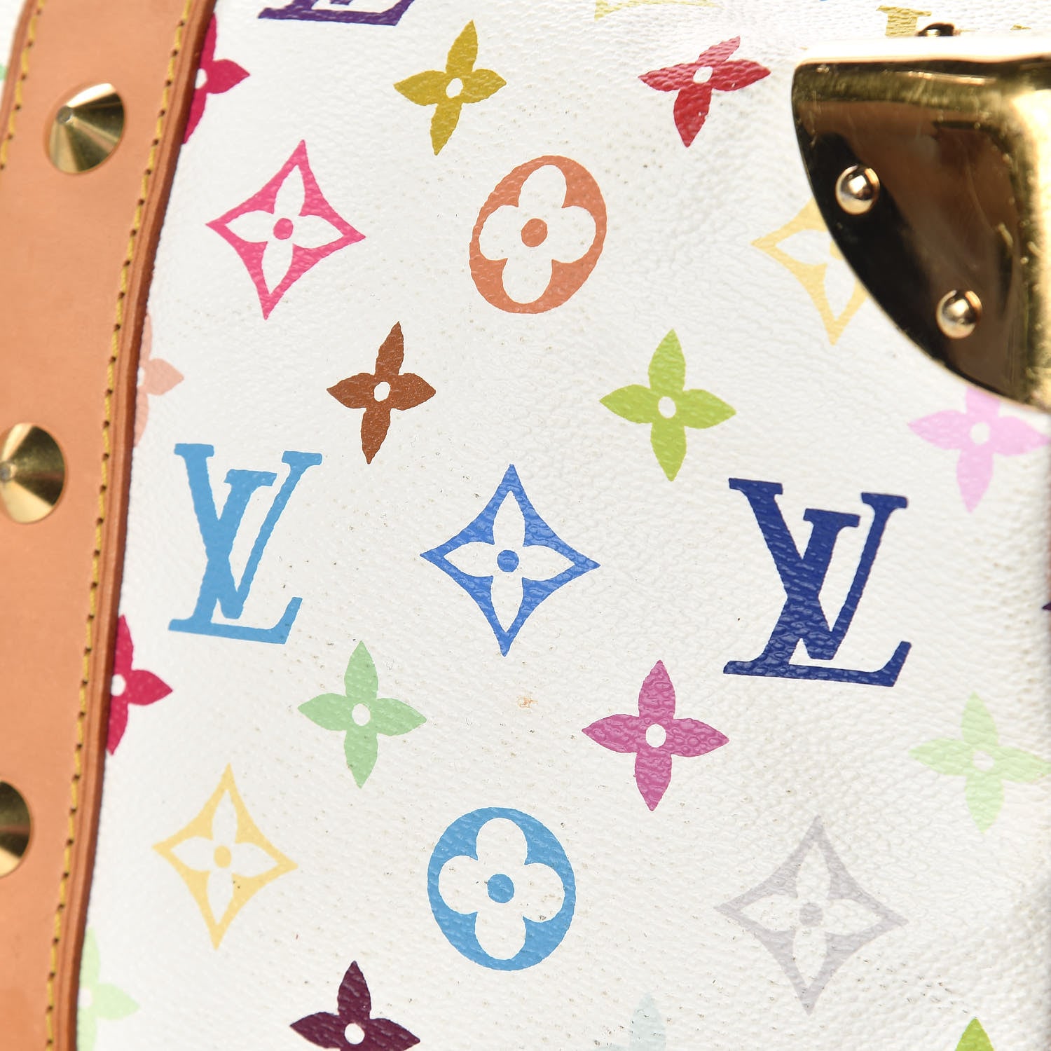 Louis Vuitton Monogram Multicolor Keepall 45 White 14 of 16