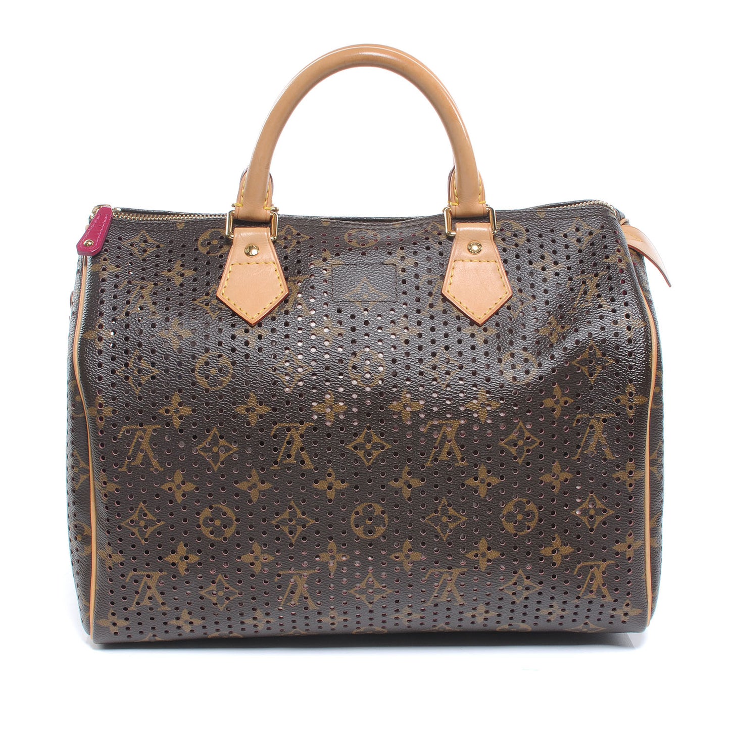 Monogram Perforated Speedy 30 Fuchsia
