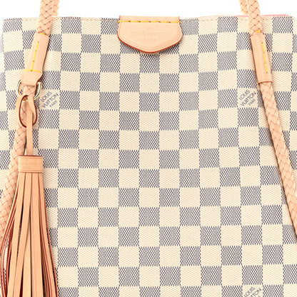 Louis Vuitton Damier Azur Propriano Rose Ballerine 7 of 11
