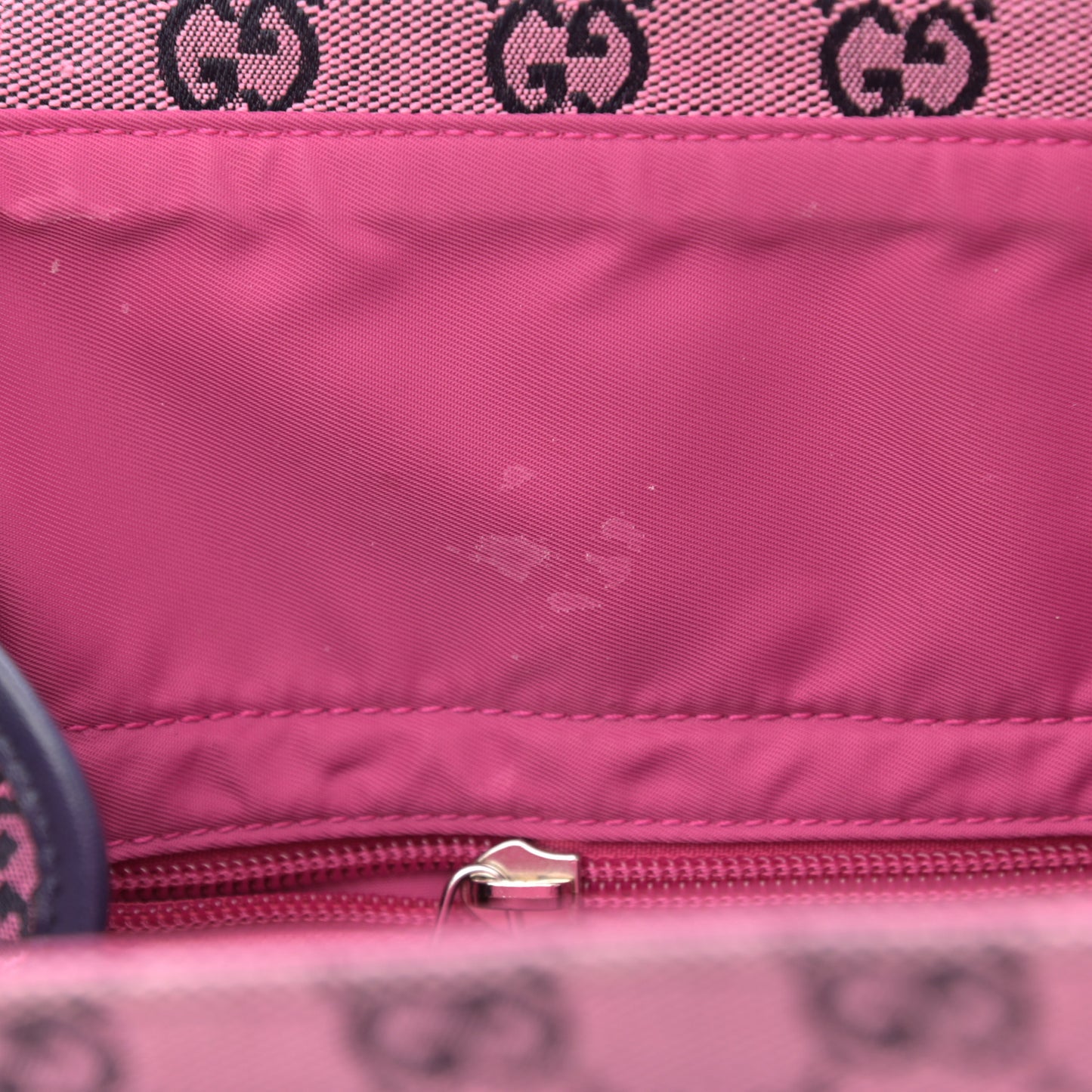 Monogram Multicolor Diaper Bag Pink Blue
