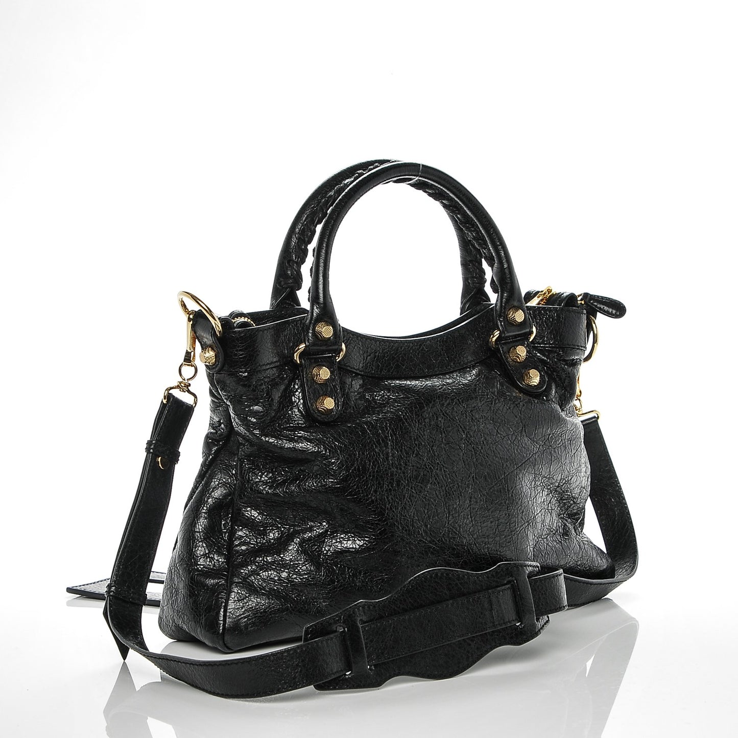 Agneau Giant 12 Gold Hardware Town Black