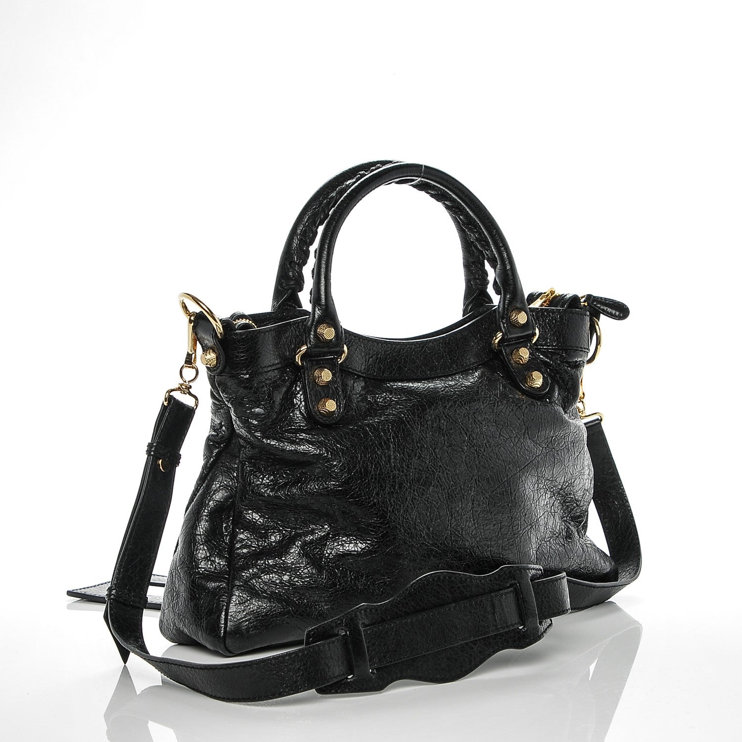 Balenciaga Agneau Giant 12 Gold Hardware Town Black 3 of 7