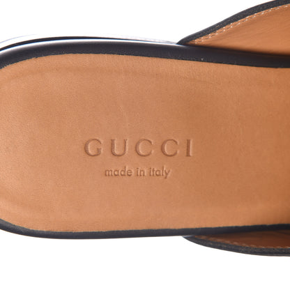 Gucci Calfskin Womens Princetown Slippers 37 Black 7 of 10
