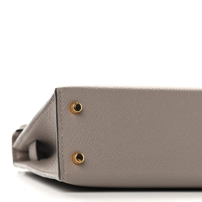 Hermes Epsom Mini Kelly Sellier 20 Gris Asphalt 7 of 8