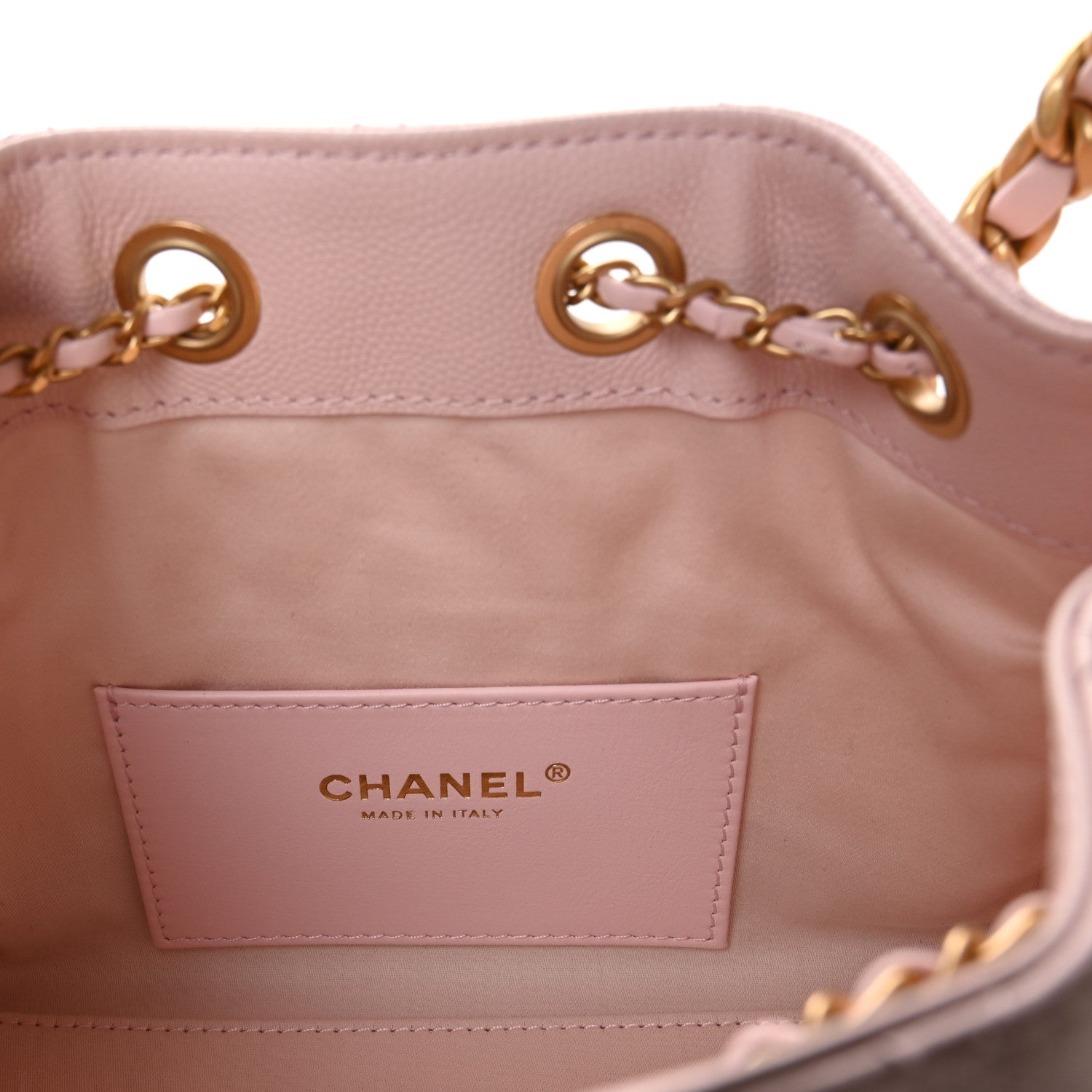 Chanel Caviar Quilted Mini Chanel 25 Handbag Light Pink 6 of 11