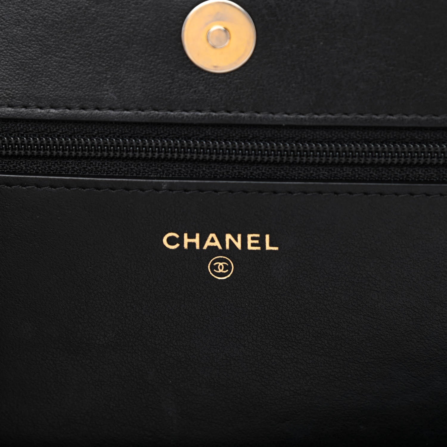 Chanel Caviar Quilted Boy Wallet On Chain WOC Black 6 of 14