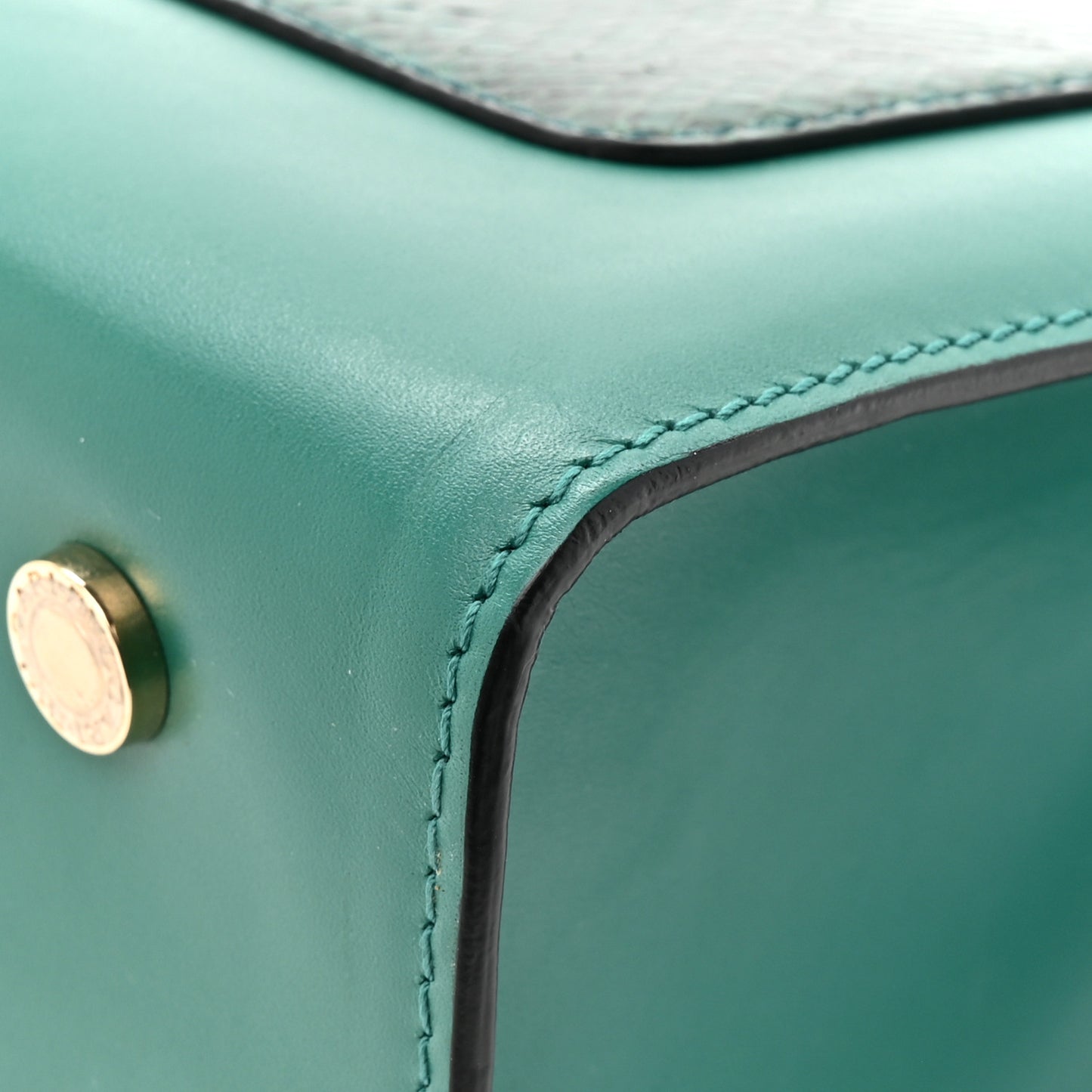 Snakeskin Medium Serpenti Top Handle Tote Emerald