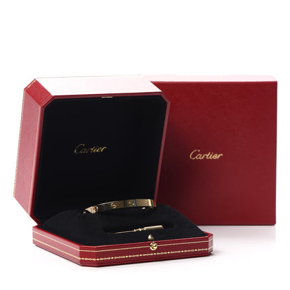 Cartier 18K Yellow Gold LOVE Bracelet 18 7 of 7