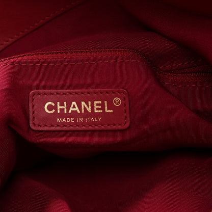 Chanel Caviar Lambskin Quilted Casual Style Hobo Red 6 of 11