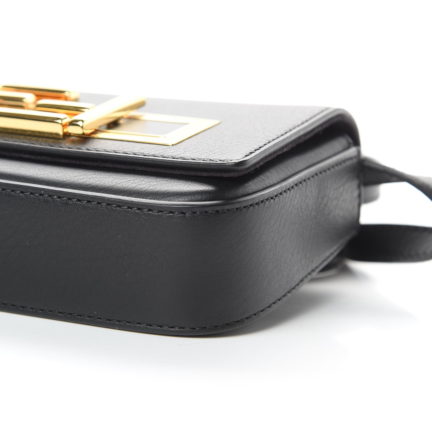 Fendi Vitello Dolce Mini 3Baguette Shoulder Bag Black 10 of 10