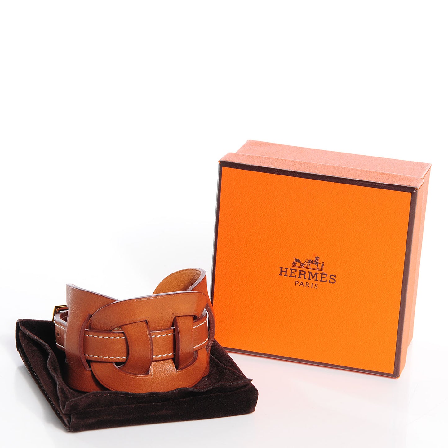 Natural Barenia Calfskin Fetiche Bracelet Small