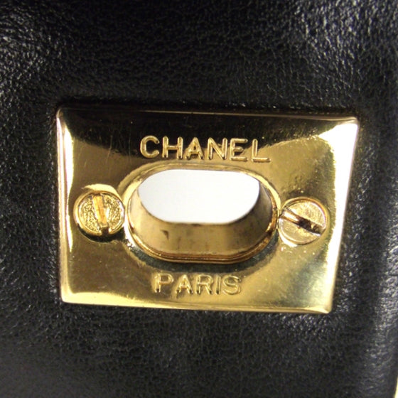 Chanel Lambskin Medium Flap Bag Black 12 of 13