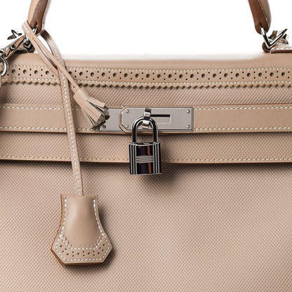 Hermes Swift Grain d'H Ghillies Kelly 35 Argile 8 of 11