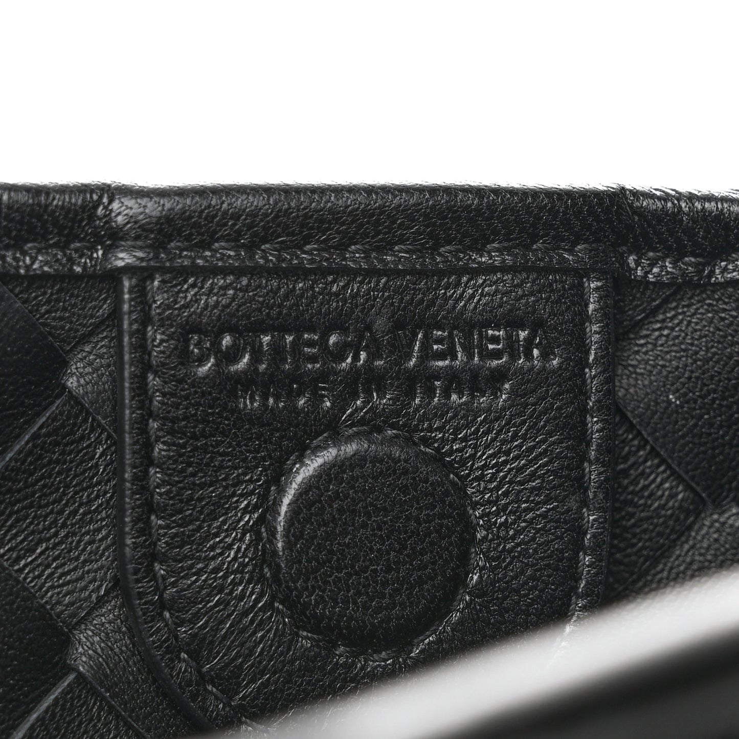 Nappa Intrecciato Sardine Bag Black