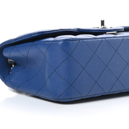 Chanel Caviar Quilted Mini Rectangular Flap Blue 9 of 11