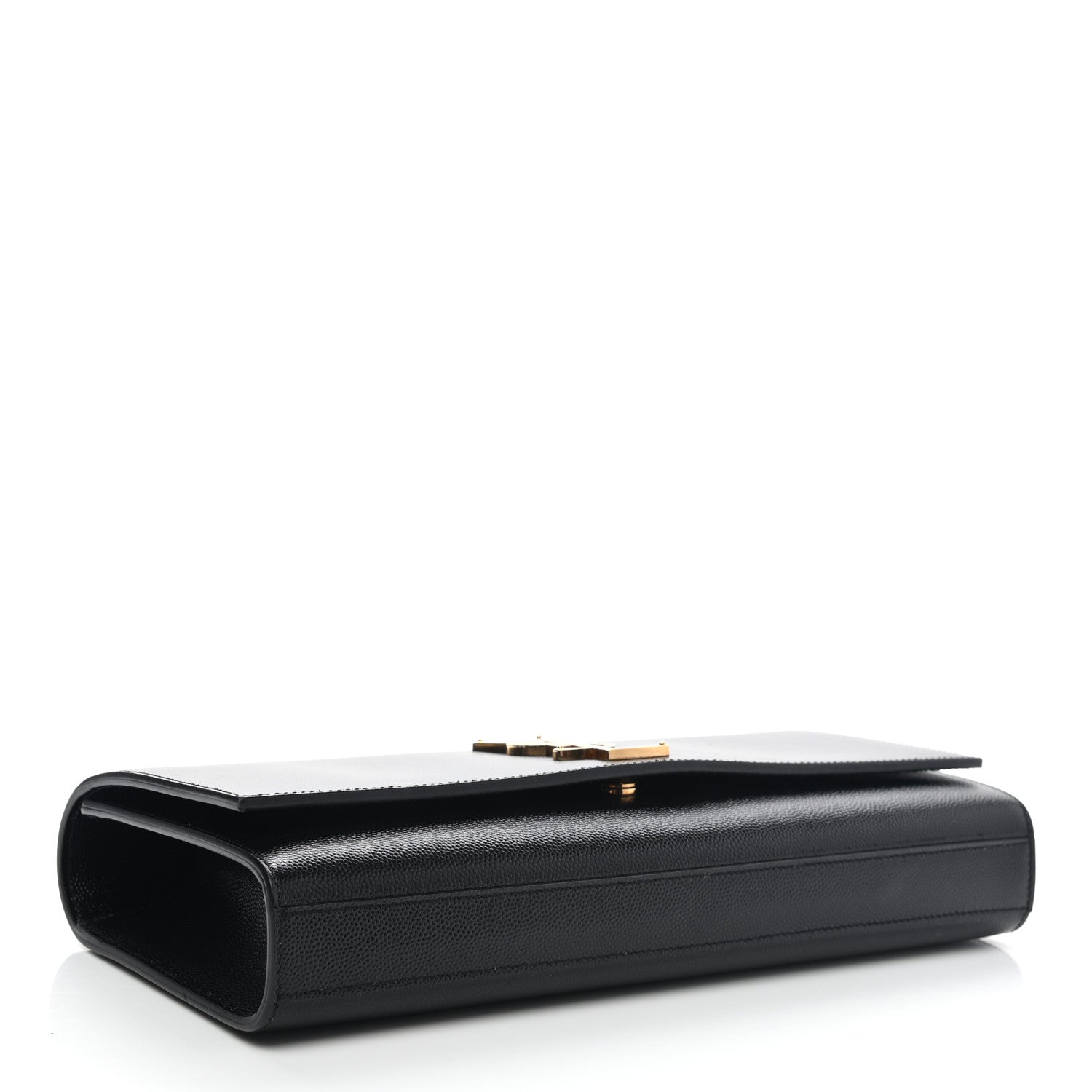 Saint Laurent Grain De Poudre Monogram Cassandre Clutch Black 4 of 8