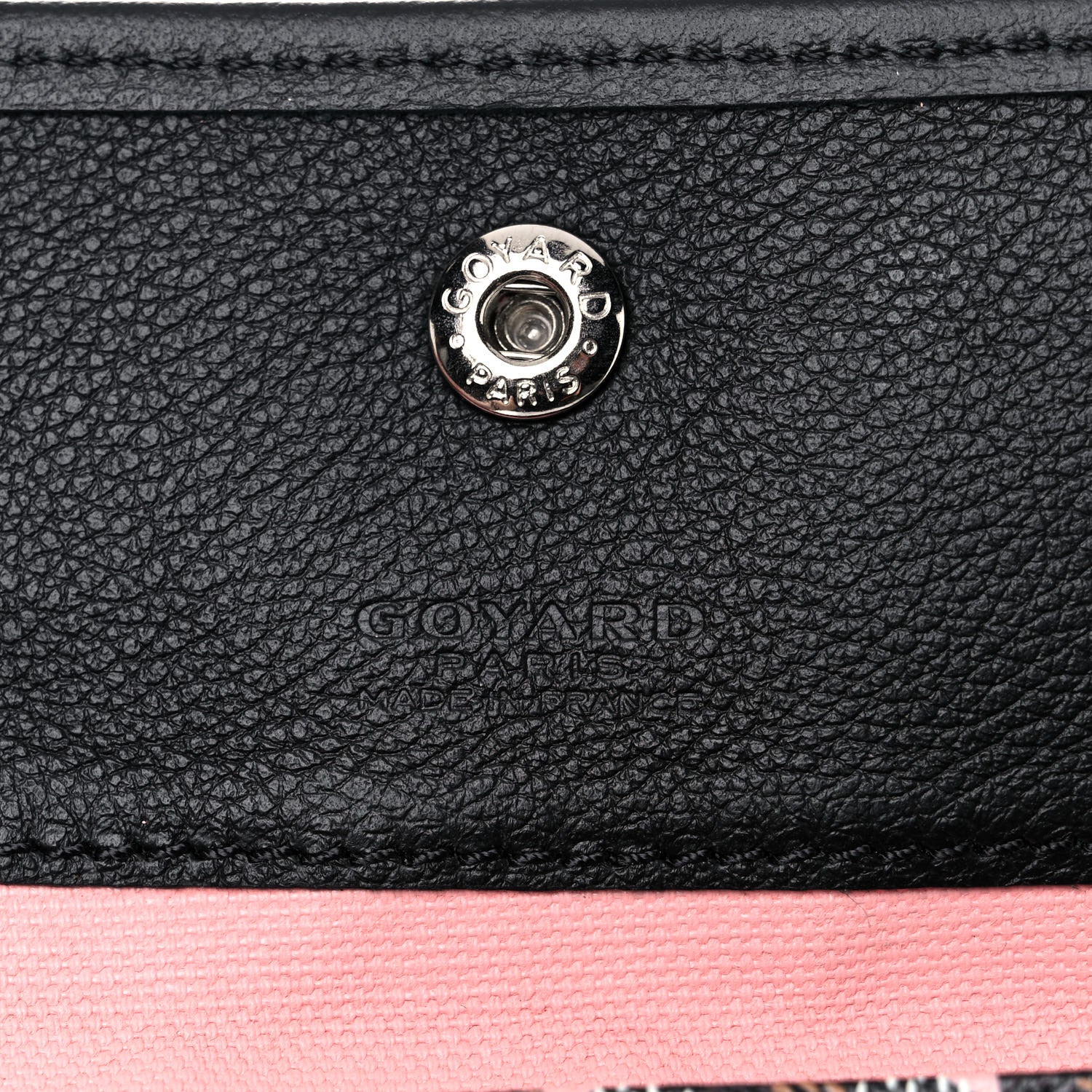 Goyard Goyardine Saint Louis Claire Voie PM Black Pink 6 of 20