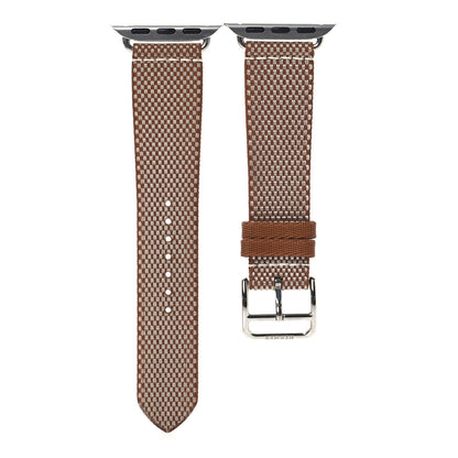 Hermes Toile H Apple Watch Single Tour Band 42mm Gold Ecru 1 of 9