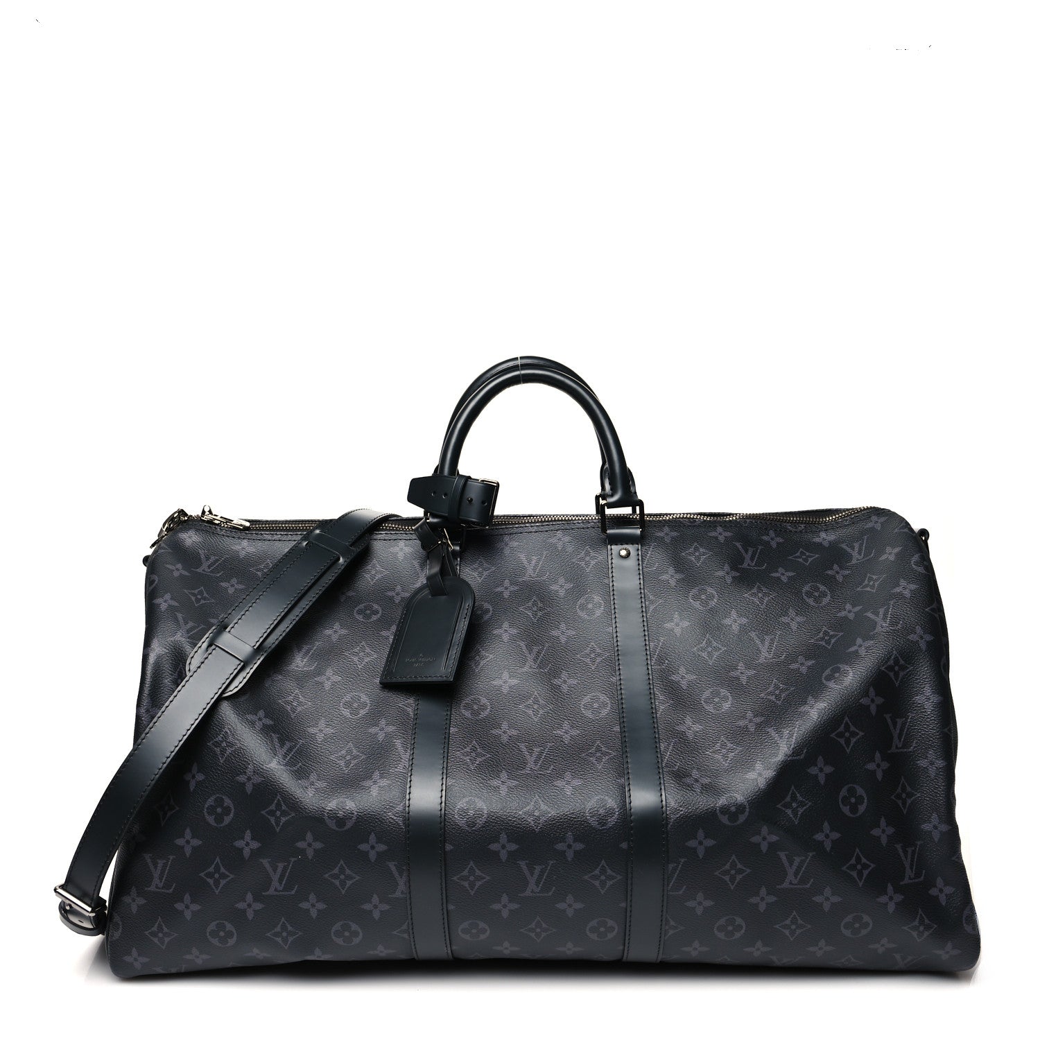 Louis Vuitton Monogram Eclipse Keepall Bandouliere 55 1 of 11