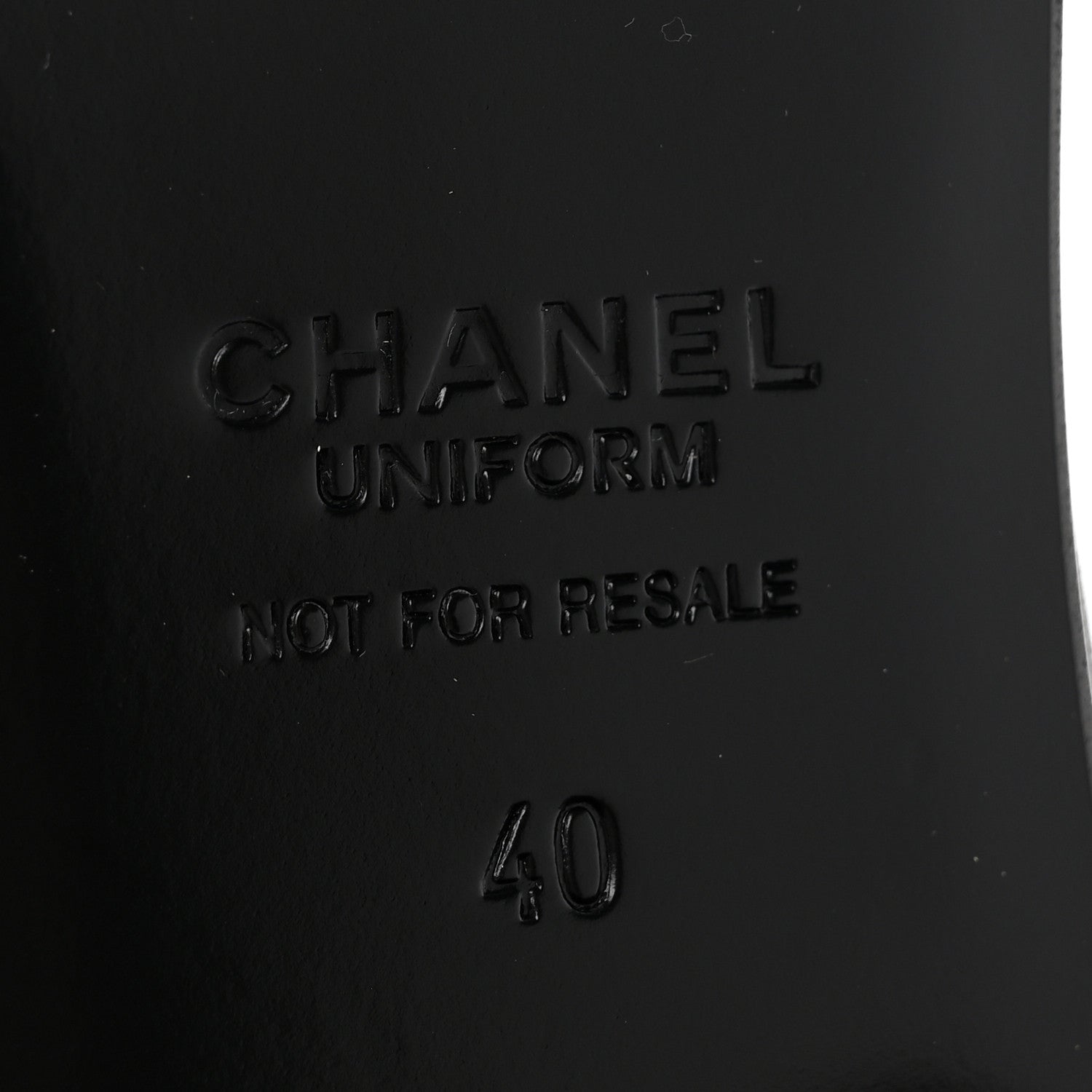 Chanel Calfskin Elastic Lace Up Cap Toe CC Loafers 40 Black 7 of 10