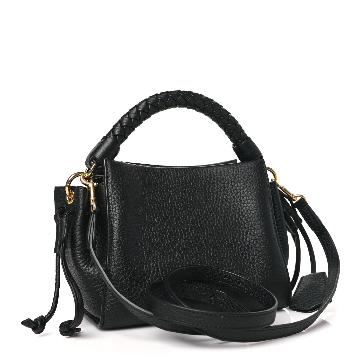 Mulberry Heavy Grain Mini Iris Tote Black 3 of 9