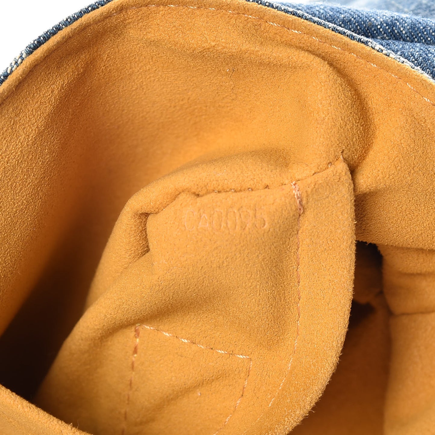 Monogram Denim Mini Pleaty Blue