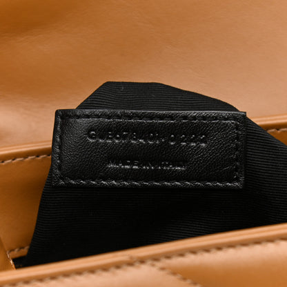 Saint Laurent Calfskin Y Quilted Monogram Toy Loulou Crossbody Bag Dark Natural 14 of 22