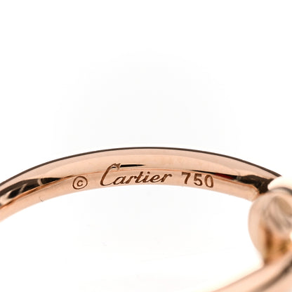 Cartier 18K Pink Gold Entrelaces Ring 51 5.75 4 of 4