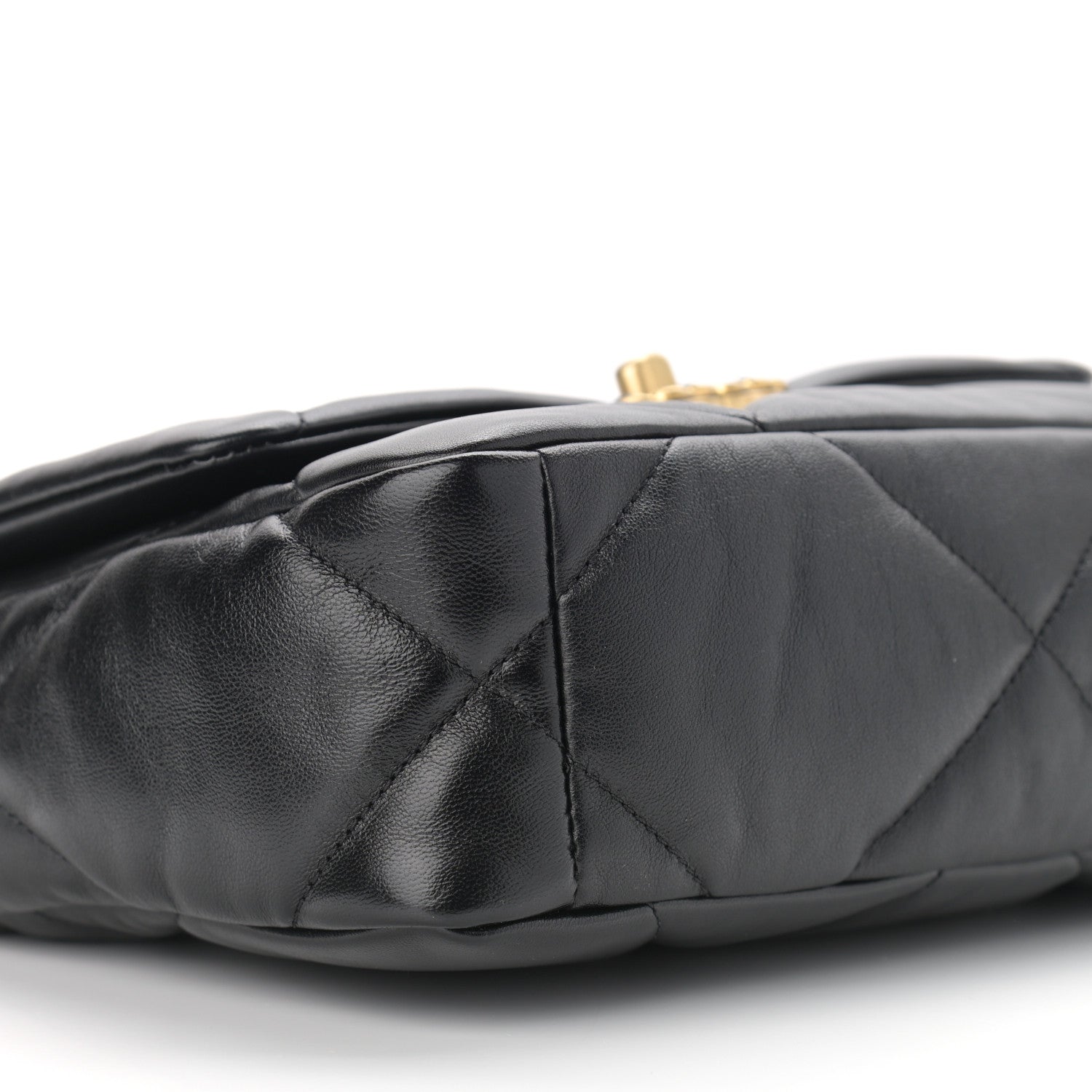 Chanel Lambskin Quilted Medium Chanel 19 Flap Black 9 of 11