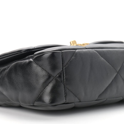 Chanel Lambskin Quilted Medium Chanel 19 Flap Black 9 of 11