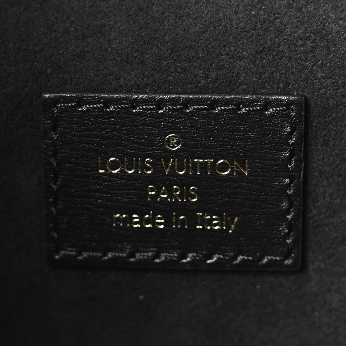 Reverse Monogram Vanity Chain Pouch