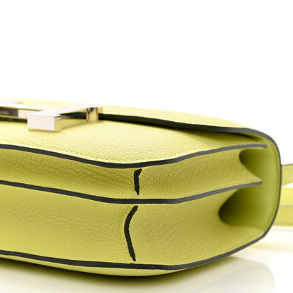 Hermes Chevre Mysore Constance 18 Jaune Bourgeon 10 of 10