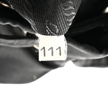 Prada Nylon Vela Medium Backpack Black 7 of 10