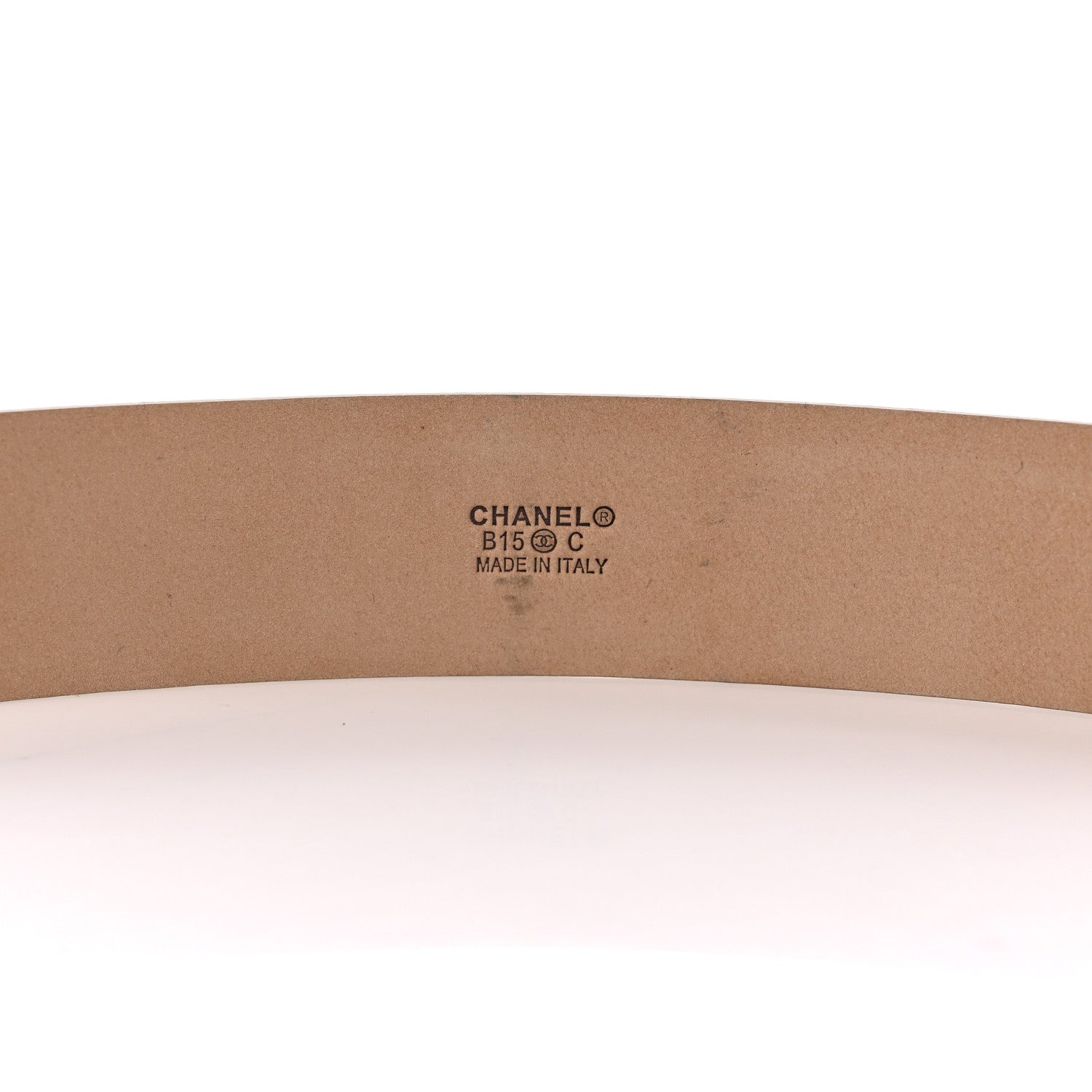 Chanel Metallic Calfskin Baguette Crystal CC Belt 85 34 Gold 3 of 7