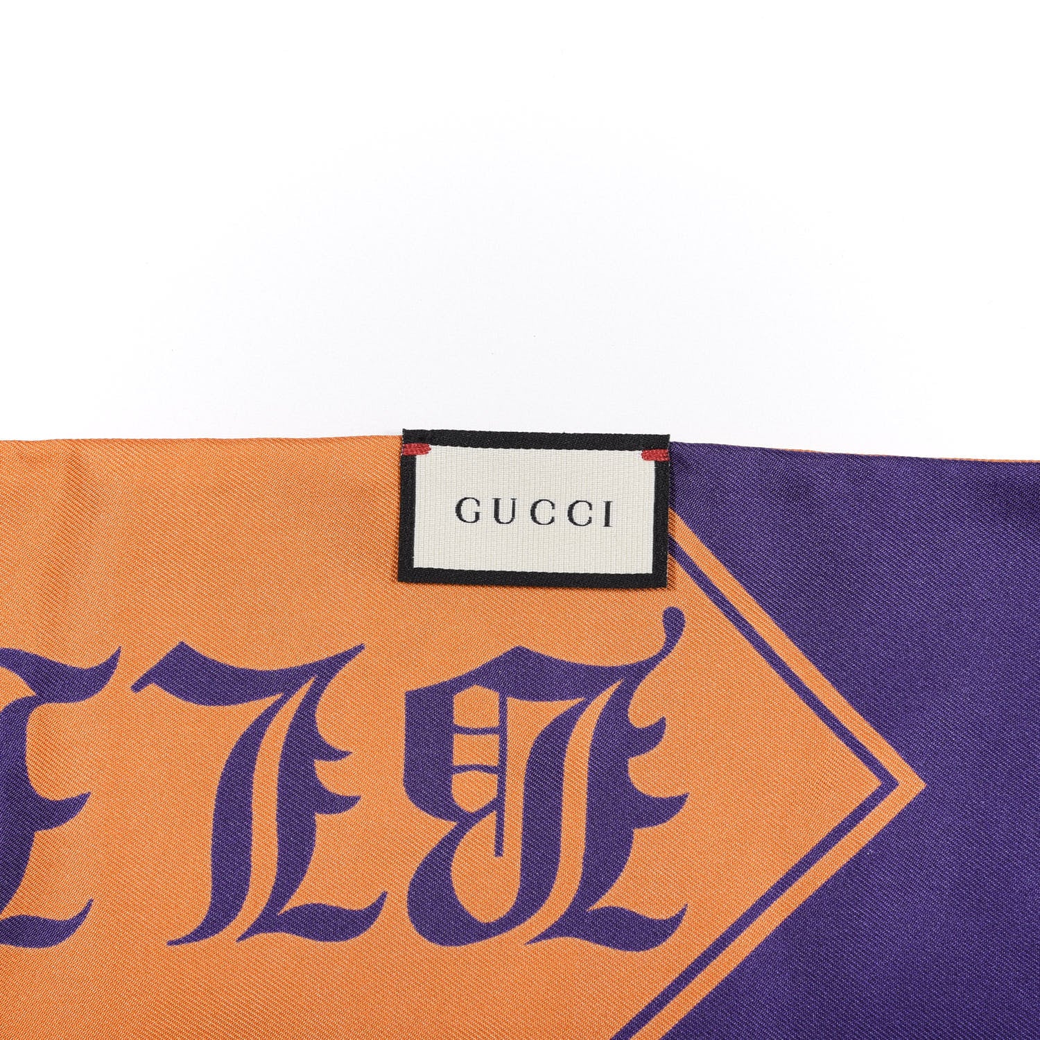 Gucci Silk Blind for Love Neck Bow Scarf 3 of 6