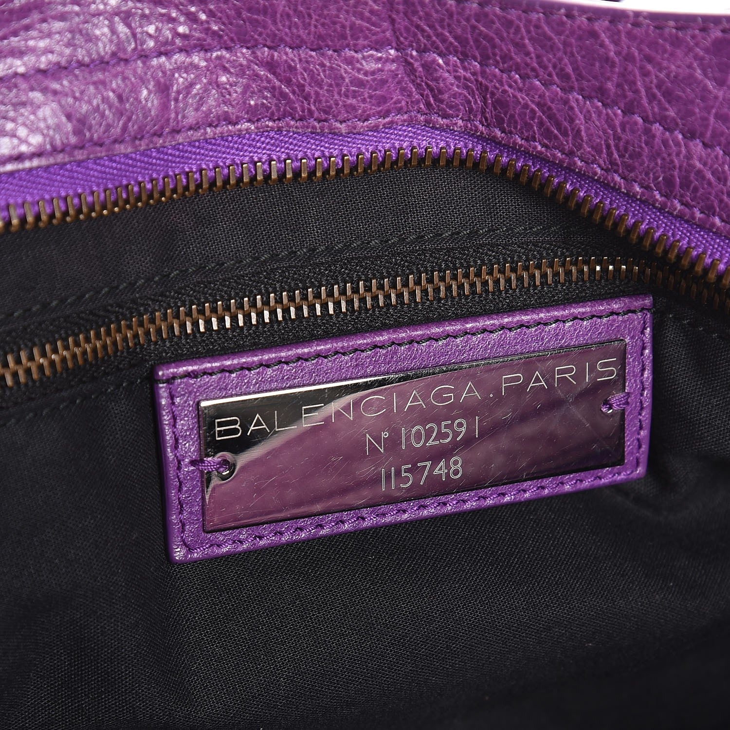 Balenciaga Agneau Classic Hardware City Ultraviolet 7 of 12