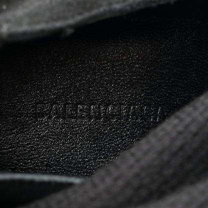Balenciaga Sequin Spandex Logo 110mm Knife Thigh High Boots 37 Black 7 of 9