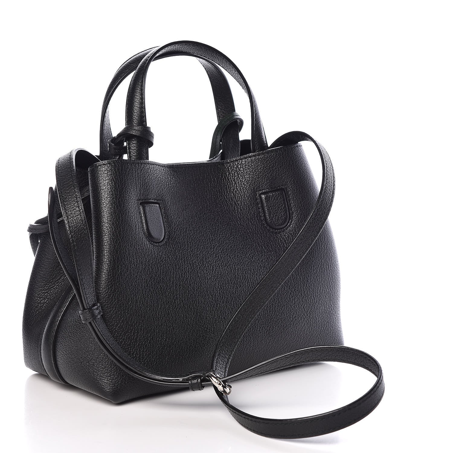 Christian Dior Grained Calfskin Small Blossom Tote Black 3 of 10