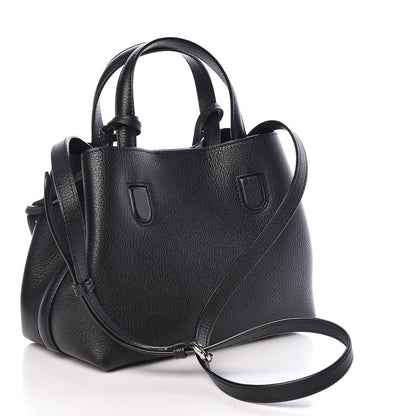 Christian Dior Grained Calfskin Small Blossom Tote Black 3 of 10