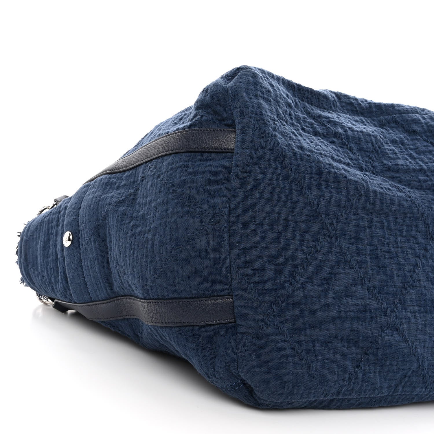 Chanel Canvas Small Double Face Tote Navy 8 of 10