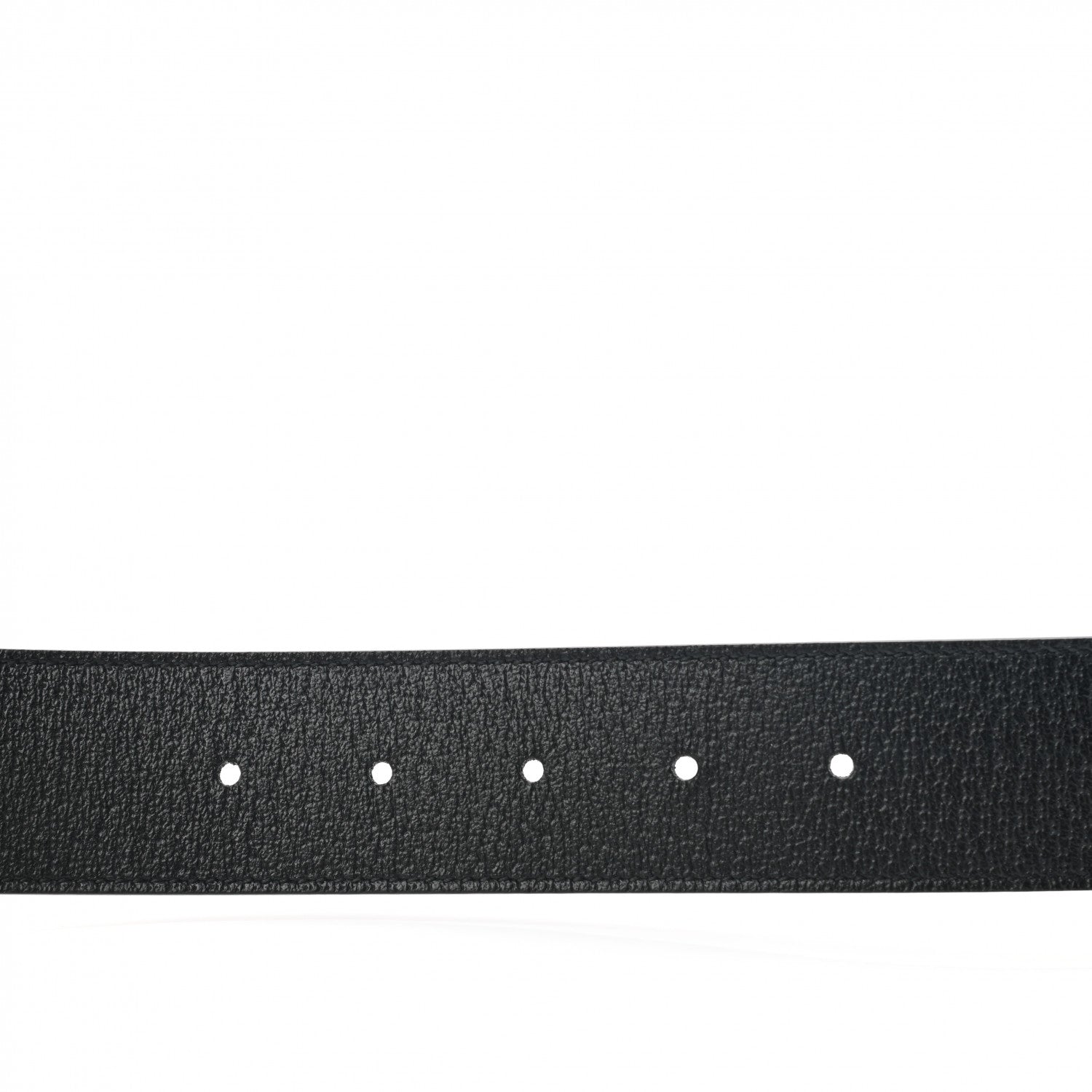 Gucci Textured Calfskin Double G 40mm Belt 80 32 Black 5 of 6