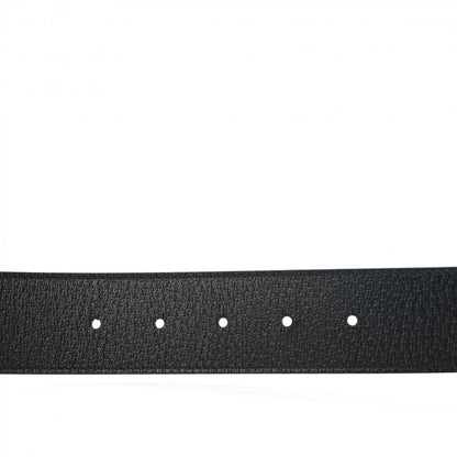 Gucci Textured Calfskin Double G 40mm Belt 80 32 Black 5 of 6