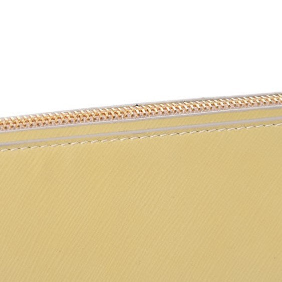 Prada Saffiano Vernice Studded Clutch Talco 9 of 9
